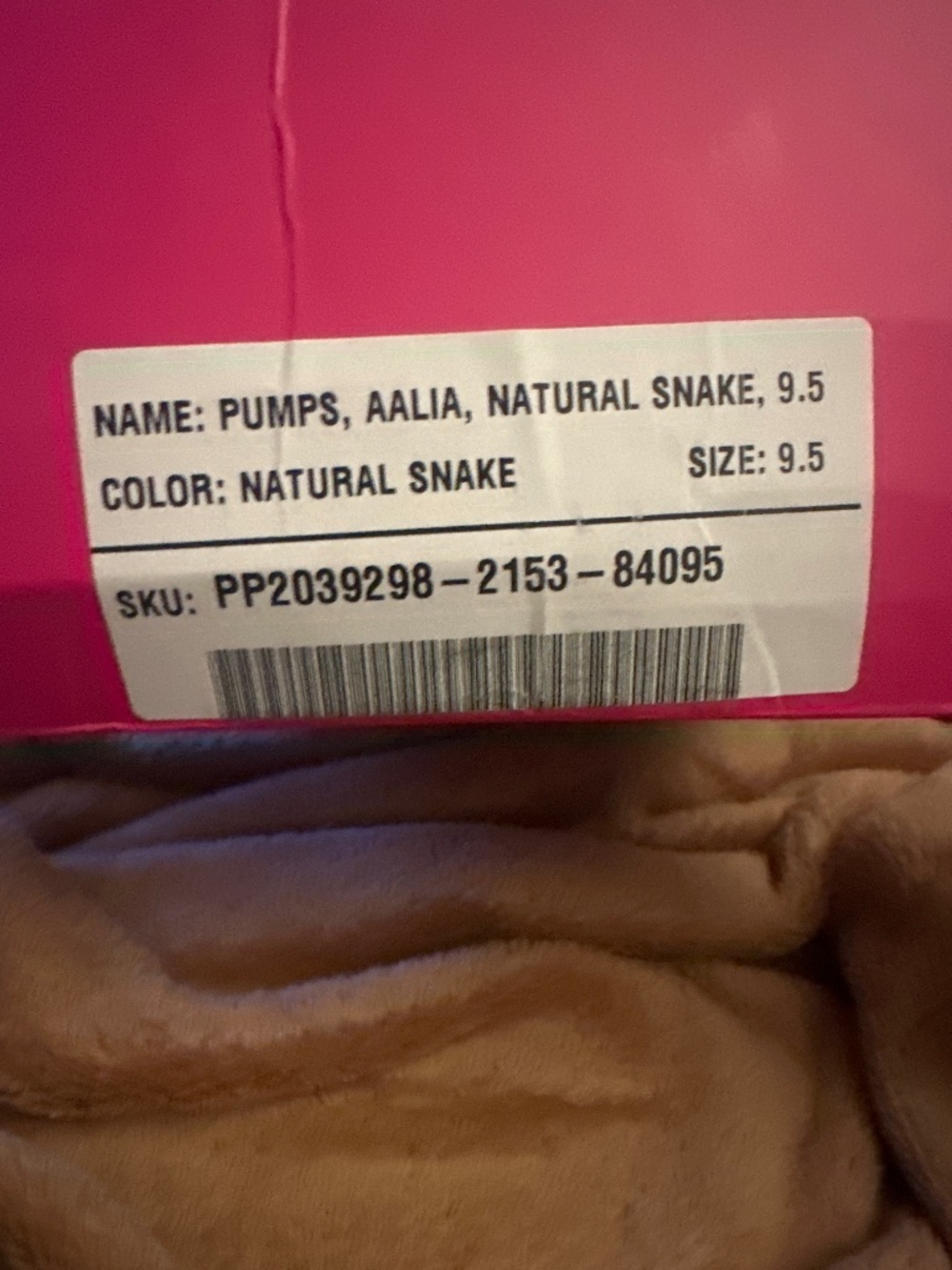 Pumps,  AALIA  ,natural snake